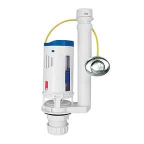 FlushDaddy1 1/2In Dual Flush Drop Valve With 2In Rubber Convertor - 350mm Cable - NP253A - MV-NP253A - Mark Vitow - Trade Counter Direct