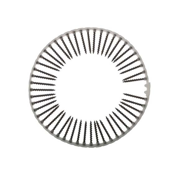 ForgeFix Collated Drywall Screw, Bugle Head, Single Coarse Thread, Black - Boxes of 1000 - FORDWS25BPC - ForgeFix - Trade Counter Direct