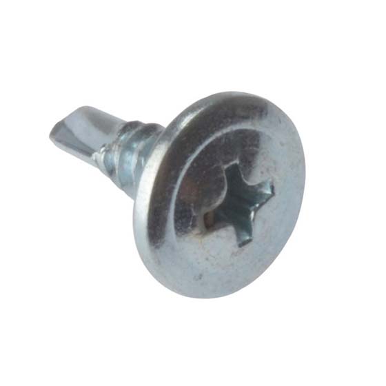ForgeFix Drywall Screw, Wafer Head, Fine Thread, Self Drill, Zinc Plated - Pack of 1000 - 3.5 x 13mm Bulk of 1000 - FORDWSWHSD13 - ForgeFix - Trade Counter Direct