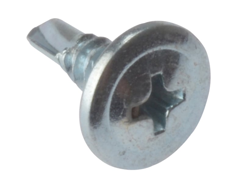 ForgeFix Drywall Screw, Wafer Head, Fine Thread, Self Drill, Zinc Plated - Pack of 1000 - 3.5 x 13mm Bulk of 1000 - FORDWSWHSD13 - ForgeFix - Trade Counter Direct