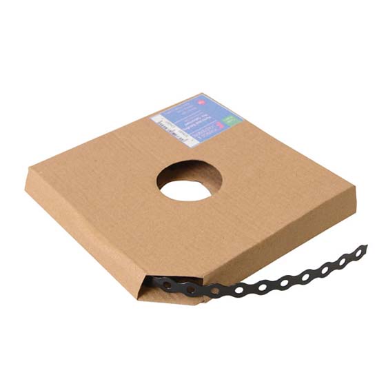 ForgeFix Plastic Coated Pre - Galvanised Fixing Band - Black 17mm x 0.8 x 10m - FORPCBB17 - ForgeFix - Trade Counter Direct