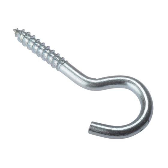 ForgeFix Screw Hooks, Zinc Plated - Bags of 10 - FORSH10018M - ForgeFix - Trade Counter Direct