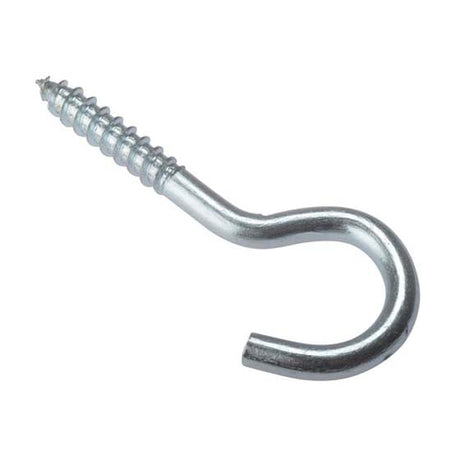 ForgeFix Screw Hooks, Zinc Plated - Bags of 10 - FORSH10018M - ForgeFix - Trade Counter Direct
