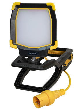 Fpp 40W Clip Light (110V) - 5m Cable - XMS22CLP40WL - XMS22CLP40WL - Faithfull - Trade Counter Direct