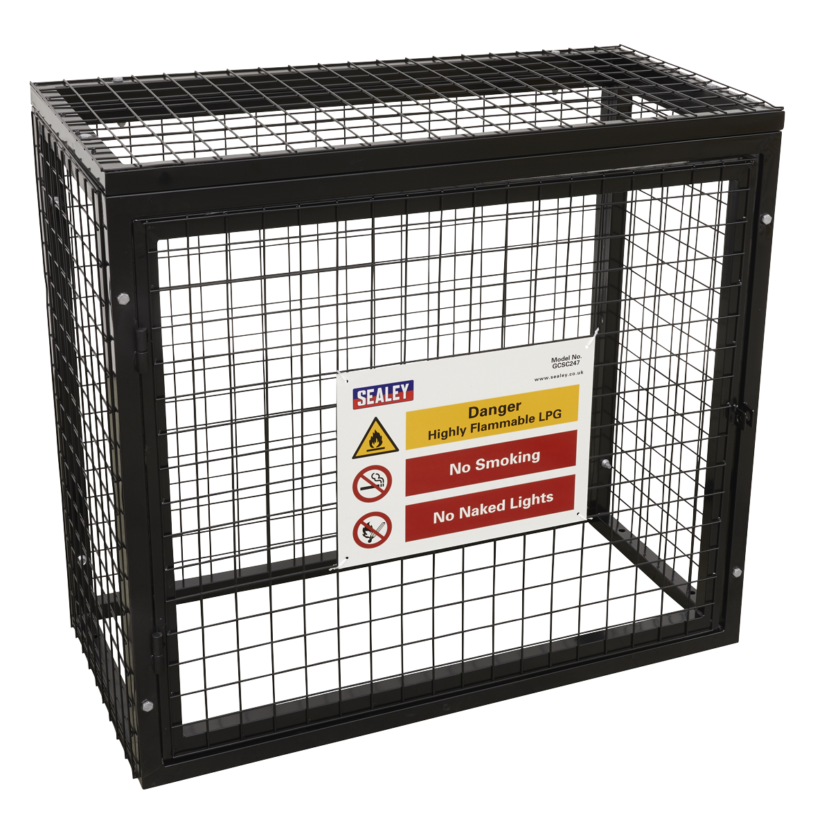 Sealey GCSC247 Safety Cage - 2 x 47kg Gas Cylinders