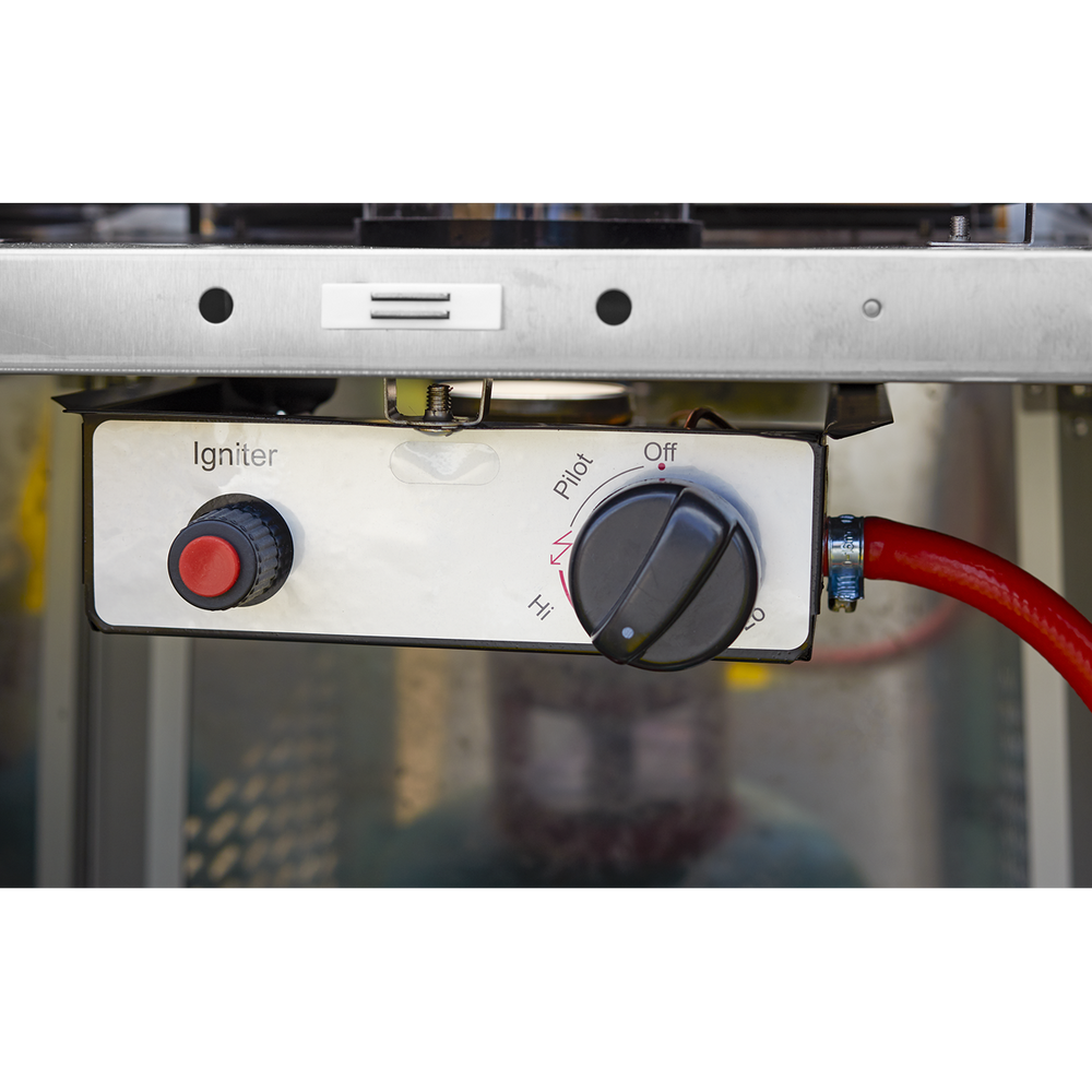 Dellonda Pyramid Gas Patio Heater 13kW Commercial/Garden Use, Stainless Steel - DG99