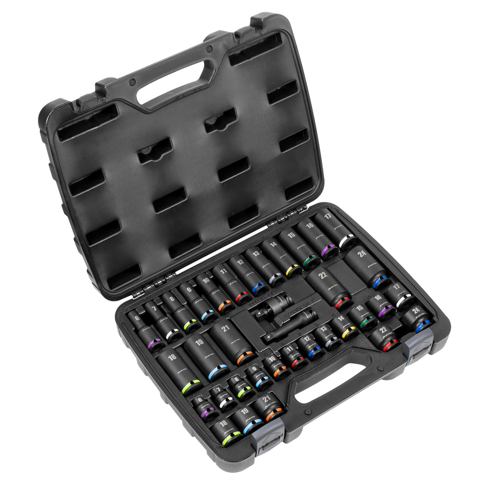 Premier AK5633M 36pc 3/8"Sq Drive Impact Socket Set