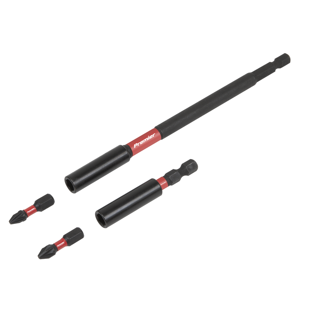 Premier AK8276 4pc Impact Grade Power Tool Bit Holder Set