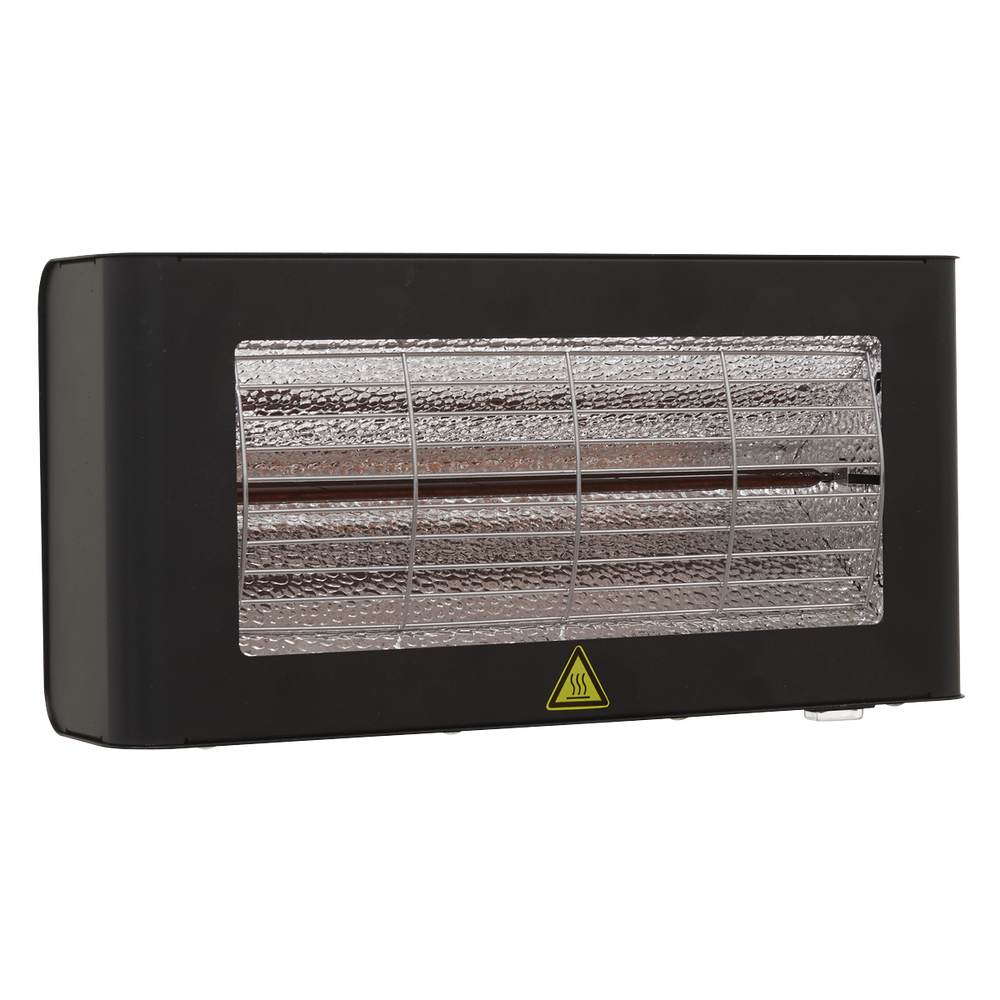Sealey IR12 Infrared Quartz Heater - Wall Mounting 1.2W/230V