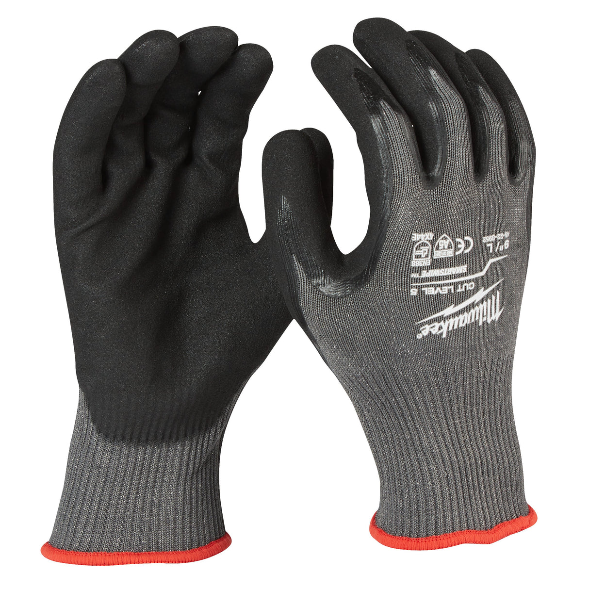 Milwaukee Cut Resistant Level 5 Dipped Gloves