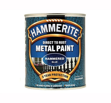 Hammerite Direct to Rust Hammered Finish Paint - HMMHFBL250 - Hammerite - Trade Counter Direct