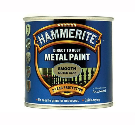 Hammerite Direct to Rust Smooth Finish Paint - Red 250ml - HMMSFR250 - Hammerite - Trade Counter Direct