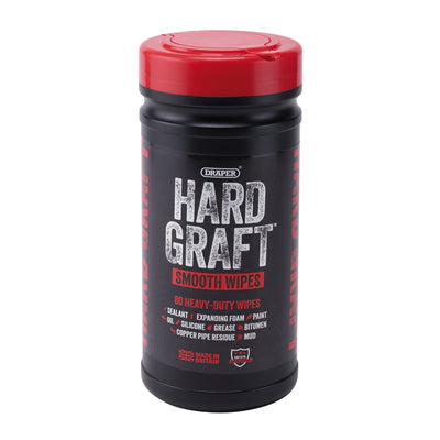 Hard Graft Draper Hard Graft Multipurpose Smooth Wipes (Tub of 80) - DR-12434 - Hard Graft - Trade Counter Direct
