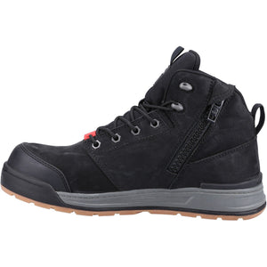 Hard Yakka 3056 Lace Zip Safety Boot - Black - 34688-59336-04 - Hard Yakka - Trade Counter Direct