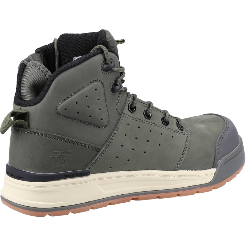 Hard Yakka 3056 Lace Zip Safety Boot - Olive - 34688-59337-04 - Hard Yakka - Trade Counter Direct