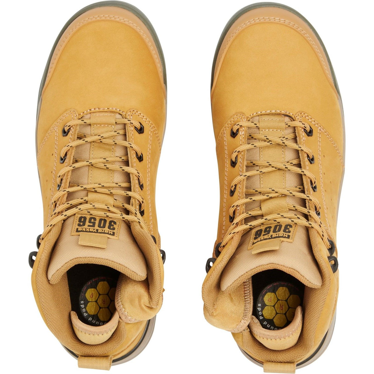 Hard Yakka 3056 Lace Zip Safety Boot - Wheat - 34688-59335-04 - Hard Yakka - Trade Counter Direct