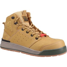Hard Yakka 3056 Lace Zip Safety Boot - Wheat - 34688-59335-04 - Hard Yakka - Trade Counter Direct