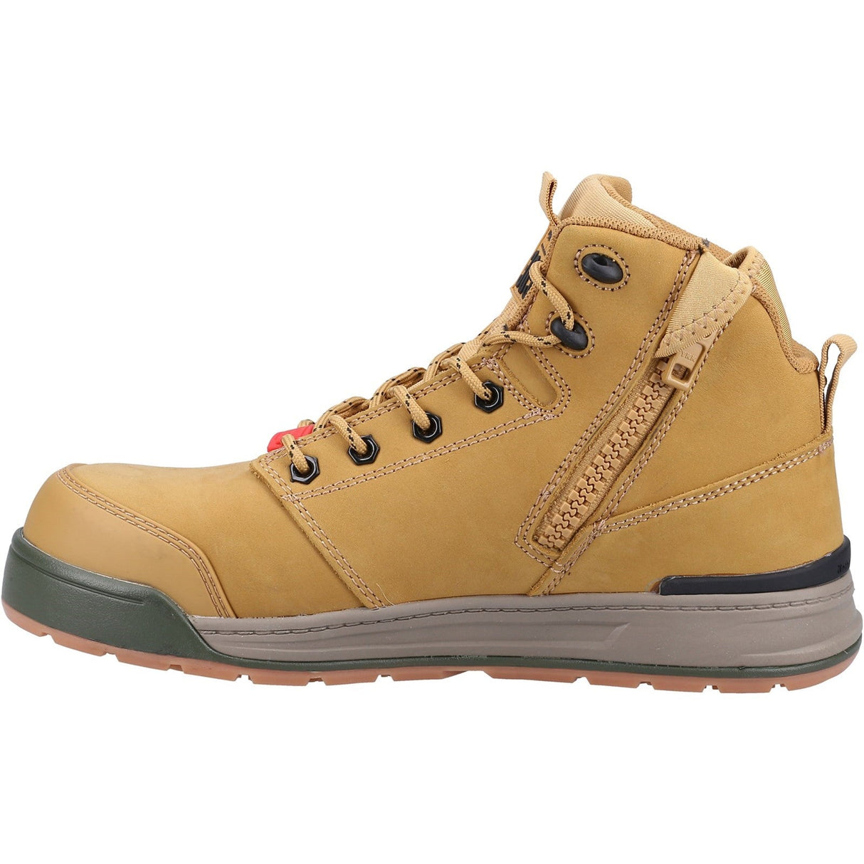 Hard Yakka 3056 Lace Zip Safety Boot - Wheat - 34688-59335-04 - Hard Yakka - Trade Counter Direct