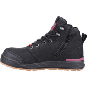 Hard Yakka 3056 Ladies PR Side Zip Safety Boot - Black - 34695-59350-01 - Hard Yakka - Trade Counter Direct
