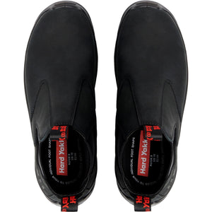Hard Yakka Banjo Elastic Gusset Safety Dealer - Black (Y60252 - BLACK - 080) - 34884-59694-06 - Hard Yakka - Trade Counter Direct