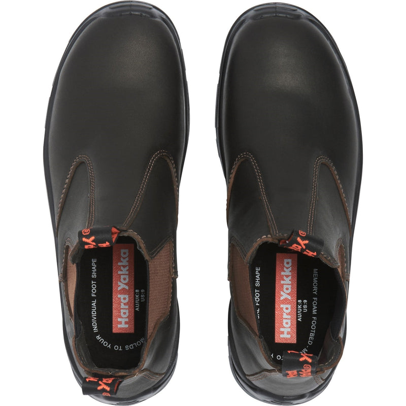 Hard Yakka Banjo Elastic Gusset Safety Dealer - Brown (Y60251 - BROWN - 070) - 34693-59345-06 - Hard Yakka - Trade Counter Direct