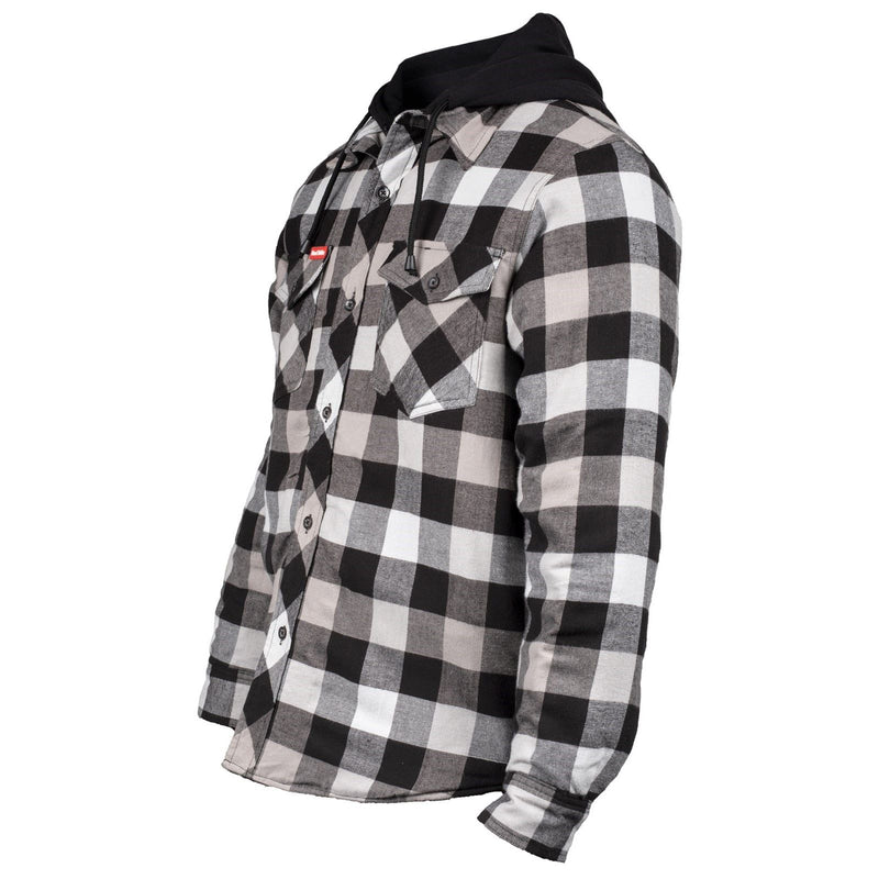 Hard Yakka Quilted Flannel Shacket - Grey (G06690 - GRY - Med) - 34701-59358-03 - Hard Yakka - Trade Counter Direct