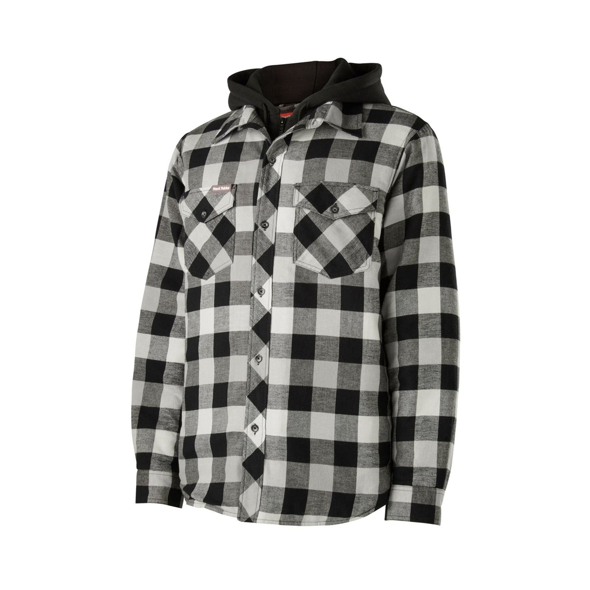 Hard Yakka Quilted Flannel Shacket - Grey (G06690 - GRY - Med) - 34701-59358-03 - Hard Yakka - Trade Counter Direct