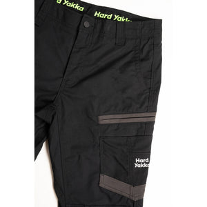 Hard Yakka Raptor Cuff Pant - Black - 32" Leg - 34708-59371-03 - Hard Yakka - Trade Counter Direct