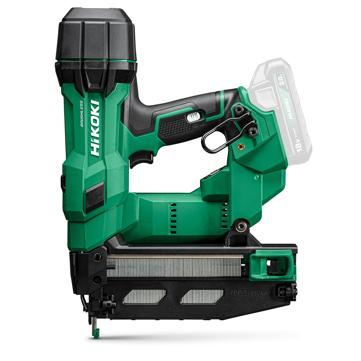 Hikoki 18V 16GA Brushless Straight Finish Nailer – Body Only - NT1865DSAW9Z - NT1865DSAW9Z - HiKOKI / Hitachi Power Tools UK - Trade Counter Direct
