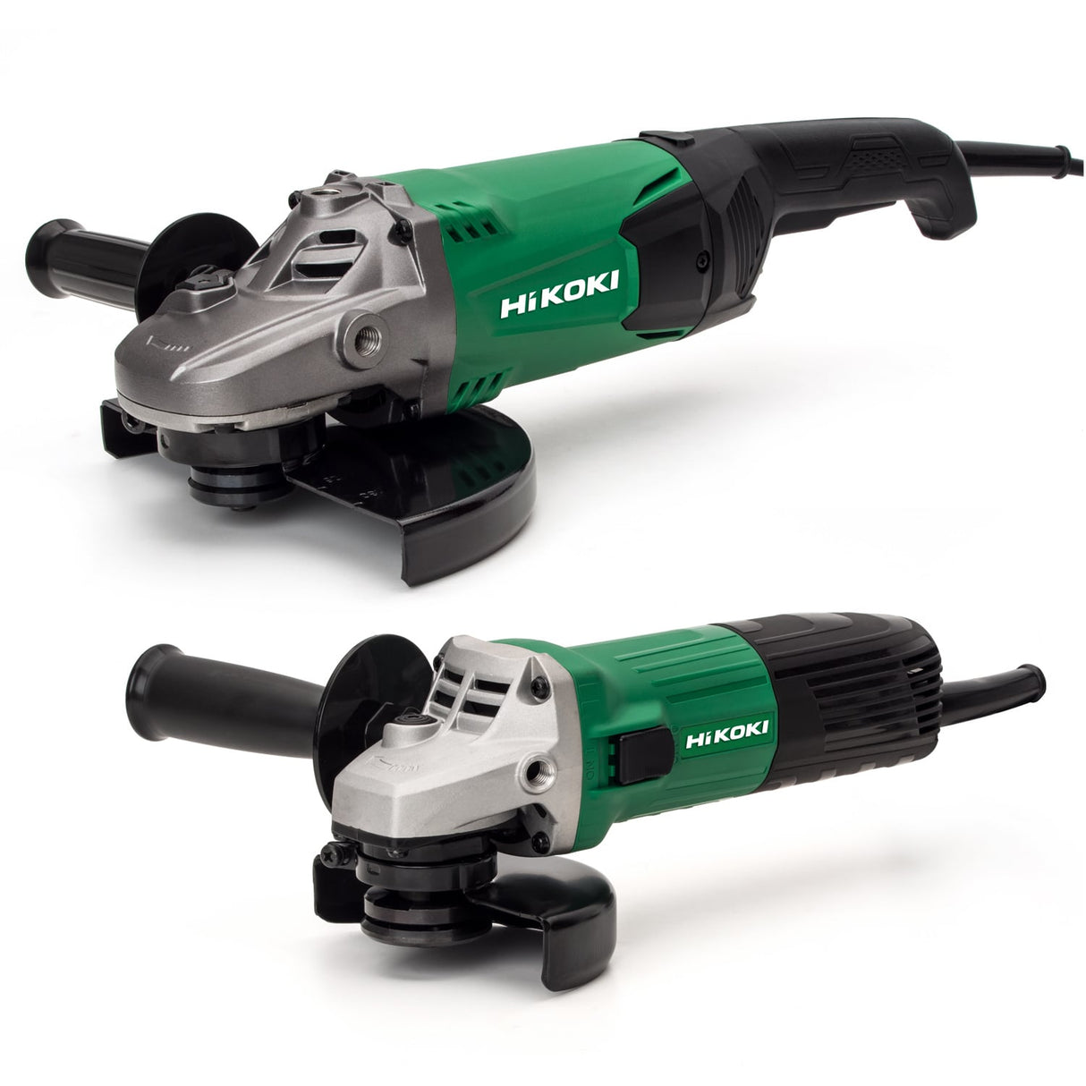 Hikoki 240V Angle Grinder Twin Pack 230mm & 115mm - G23ST/G12STX - 240 Volt - G23ST/G12STX - HiKOKI / Hitachi Power Tools UK - Trade Counter Direct