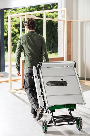 HiKOKI 376510 Fold & Roll Table Saw Stand – Heavy - Duty, Portable Design for C3610DRJ - 376510 - HiKOKI / Hitachi Power Tools UK - Trade Counter Direct