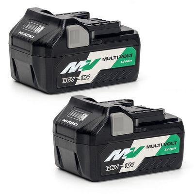 HiKOKI BSL36A18X2 18/36V MultiVolt Battery 5.0/2.5Ah Pack of 2 - BSL36A18X2 - BSL36A18X2 - HiKOKI / Hitachi Power Tools UK - Trade Counter Direct
