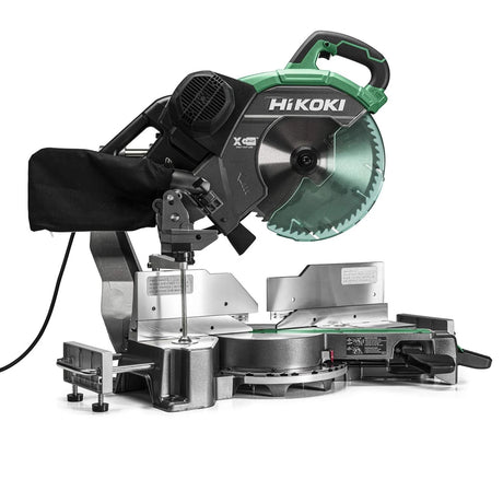 HiKOKI C12RSH3 240V - 305mm (12") Sliding Compound Mitre Saw – XACT CUT LED - Double Bevel - C12RSH3J1Z - HiKOKI / Hitachi Power Tools UK - Trade Counter Direct