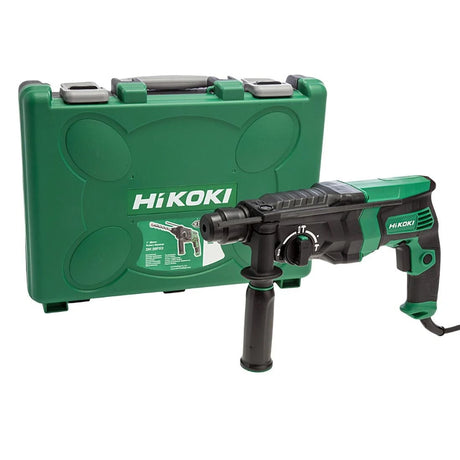 HiKOKI DH26PX2 26mm SDS+ Plus Rotary Hammer Drill In Carry Case - DH26PX2J2Z - HiKOKI / Hitachi Power Tools UK - Trade Counter Direct