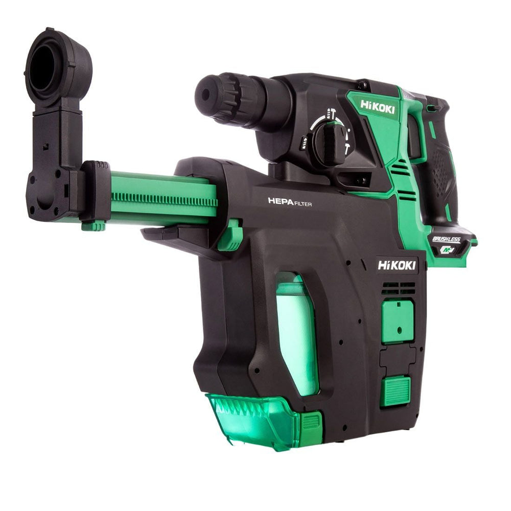 HiKOKI DH36DPB/J3Z 36V Multi - Volt Cordless SDS - Plus Hammer Drill Brushless (With Dust Extraction) - Bare Unit - DH36DPB/J3Z - HiKOKI / Hitachi Power Tools UK - Trade Counter Direct