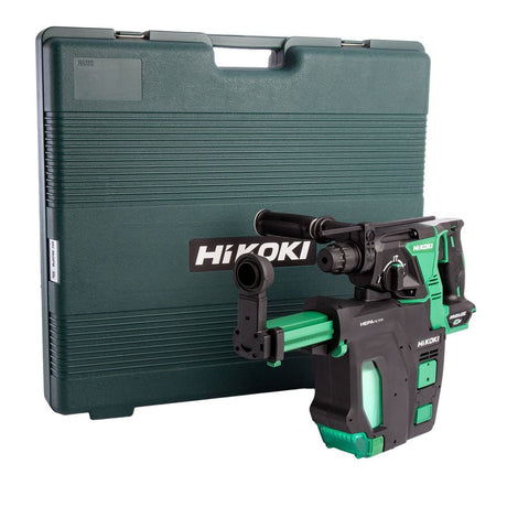 HiKOKI DH36DPB/J3Z 36V Multi - Volt Cordless SDS - Plus Hammer Drill Brushless (With Dust Extraction) - Bare Unit - DH36DPB/J3Z - HiKOKI / Hitachi Power Tools UK - Trade Counter Direct