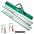 Hikoki GR1600KIT Guide Rail Kit - 2x 1.6m Rails, Connector, 2x Clamps & Kit Bag - GR1600KIT - HiKOKI / Hitachi Power Tools UK - Trade Counter Direct