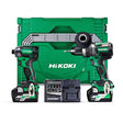 HiKOKI KC18DCJAZ 18 - 36 Multi - Volt Combi Twin Kit (DV18DCX, WH18DC, 2 x BSL36A18 & UC18YSL3) - KC18DCJAZ - HiKOKI / Hitachi Power Tools UK - Trade Counter Direct