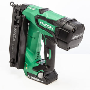 HiKOKI NT1865DMBJ4Z 18V 16GA Brushless Angled Finish Nail Gun - Bare Unit - NT1865DMB/J4Z - HiKOKI / Hitachi Power Tools UK - Trade Counter Direct