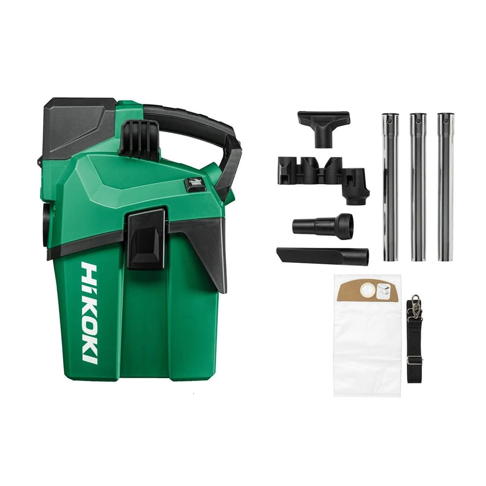 HiKOKI RP18DLA 18V Portable Wet & Dry Vacuum Cleaner – 6L Capacity, L - Class Filter, Body Only - RP18DLAW4Z - HiKOKI / Hitachi Power Tools UK - Trade Counter Direct