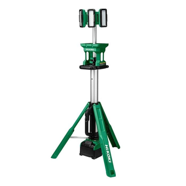 HiKOKI UB18DGJ4Z 18v Cordless Stand Light (IP55) - 4000/700lm - Body Only - UB18DGJ4Z - HiKOKI / Hitachi Power Tools UK - Trade Counter Direct