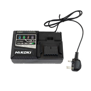 Hikoki UC18YSL3JFZ Multi Volt Battery Set (2x 18V 8Ah / 36V 4Ah Batteries & Rapid Charger) - UC18YSL3JFZ - HiKOKI / Hitachi Power Tools UK - Trade Counter Direct