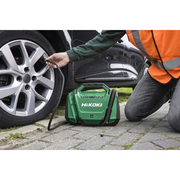 HiKOKI UP18DAW4Z 18V Cordless Inflator – High - Pressure & High - Volume Modes, Body Only - UP18DAW4Z - HiKOKI / Hitachi Power Tools UK - Trade Counter Direct