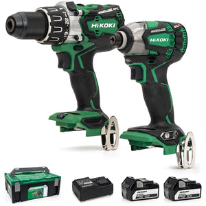 HiKOKI/Hitachi KC18DPL2/JP Brushless Combi Drill and Impact Driver 2 x 5ah - KC18DPL2/JP - HiKOKI / Hitachi Power Tools UK - Trade Counter Direct