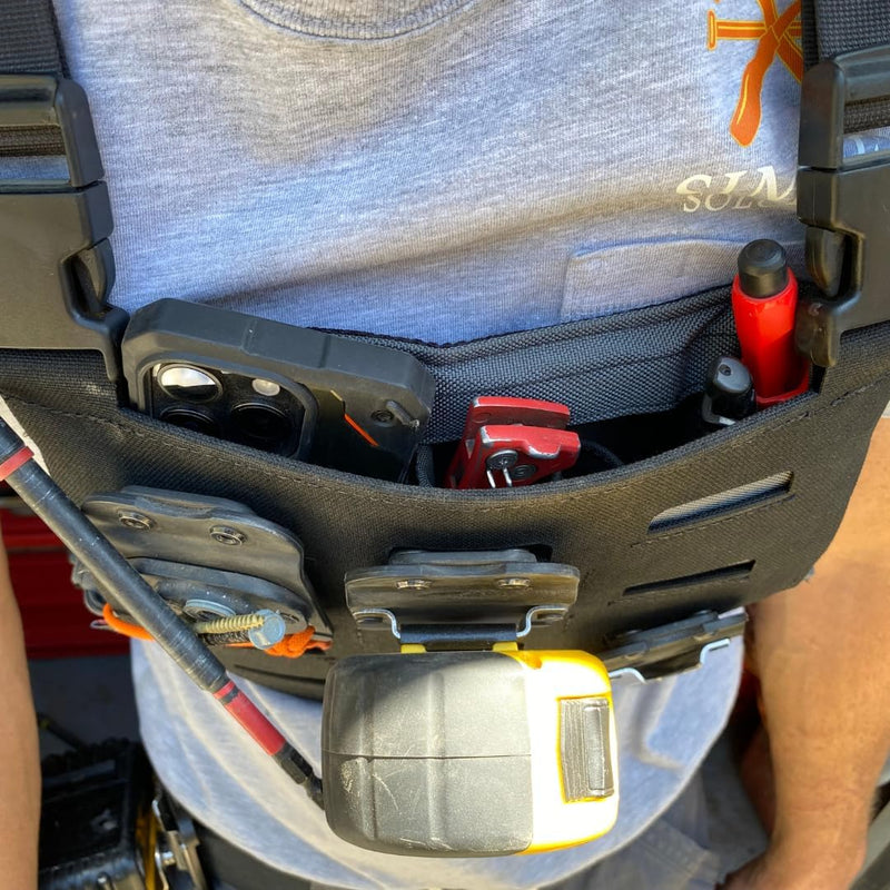 Holstery Chest Rig - CHST - MODRIG - GRY Modular Chest Rig - One Size - CHST-MODRIG-GRY - Holstery - Trade Counter Direct