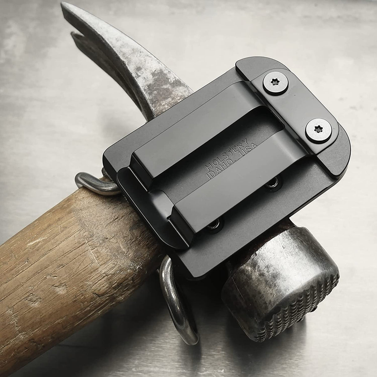 Holstery HammerMaster Pro - Clip - On Hammer Loop Holder - With Metal Belt Clip - HLSTR/HAMMER-PRO - Holstery - Trade Counter Direct