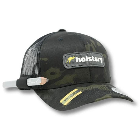 Holstery Peaked Pen Holder Cap - Colour Options - ACC-HAT-PEN-BLK-CAMO - Holstery - Trade Counter Direct