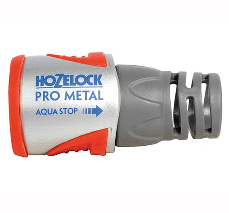 Hozelock 2035 Pro Metal Aqua Stop Hose Connector 12.5 - 15mm - 12.5 - 15mm - HOZ2035 - Hozelock - Trade Counter Direct