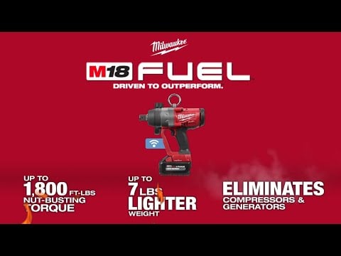 Milwaukee M18ONEFHIWF1-802X One Key Fuel High-Torque 1" Impact Wrench With Friction Ring - M18ONEFHIWF1-802X