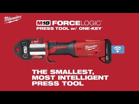 Milwaukee M18ONEBLHPT-302C Force Logic One Key Press Tool Kit with M Jaws 15 - 22 - 28mm
